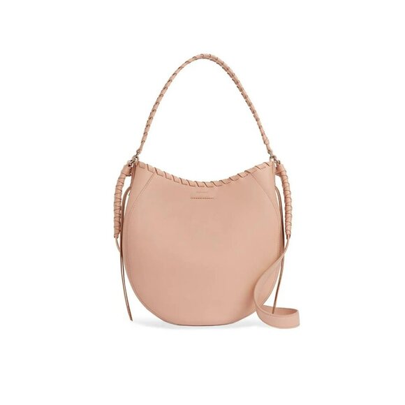 AllSaints Handbags - AllSaints Nude Pink Courtney Hobo Bag